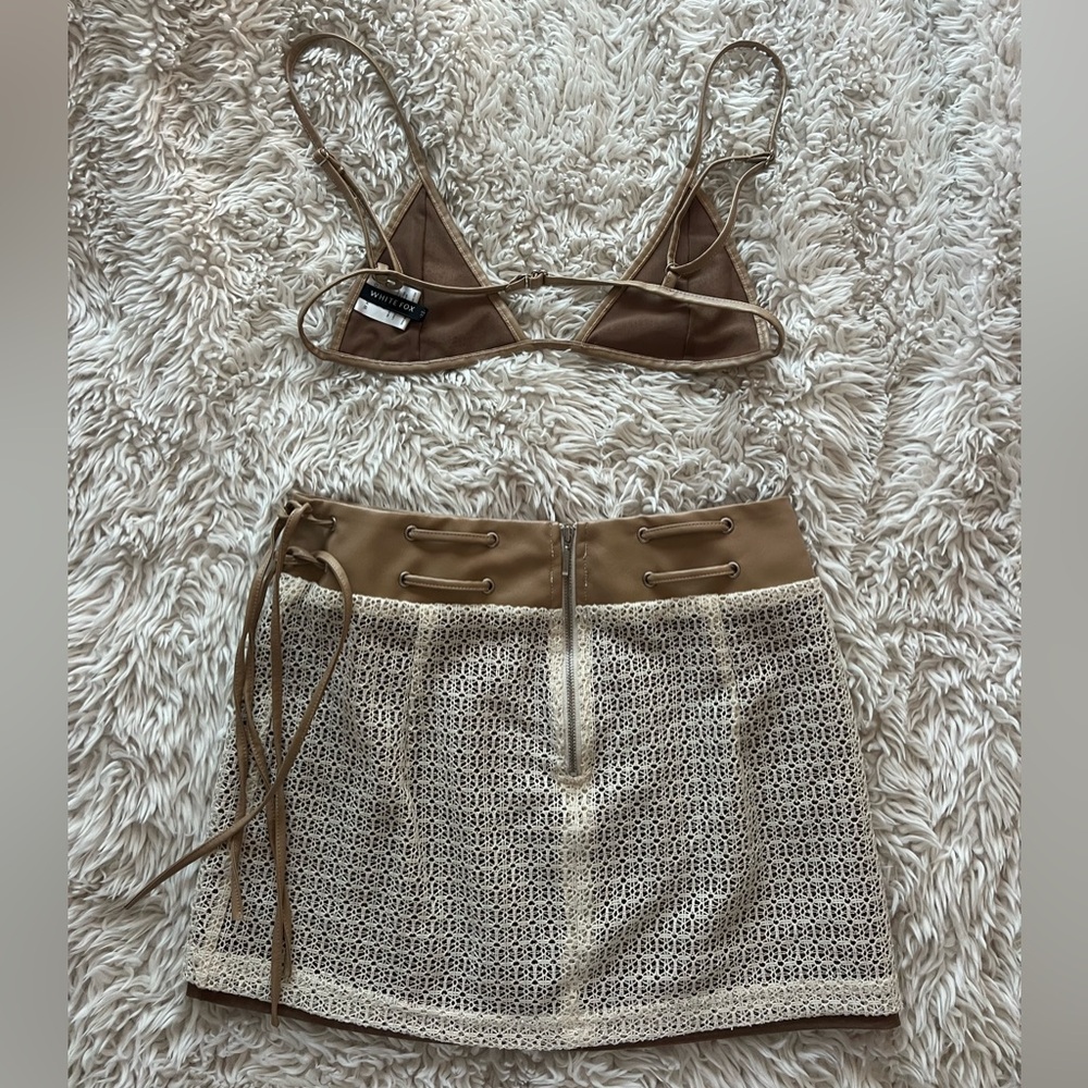 White Fox Skirt Set - Picture 5 of 7